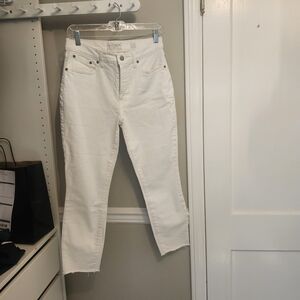 White Size 6 Women's High-Rise Straight Jeans, Lucky Brand